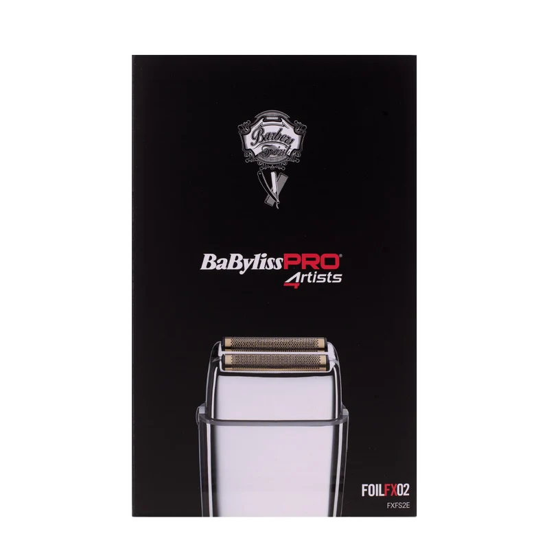 Babyliss Pro 4Artist Double Foil Metal Shaver Silver FXFS2E- rasoio di finitura in metallo