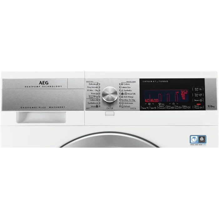 AEG L 99697 HWD lavasciuga Libera installazione Caricamento frontale Bianco