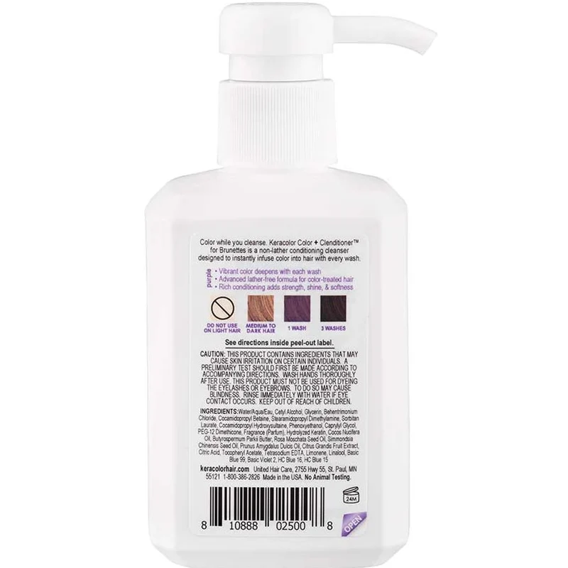 Colour + Clenditioner for Brunettes Purple 355ml