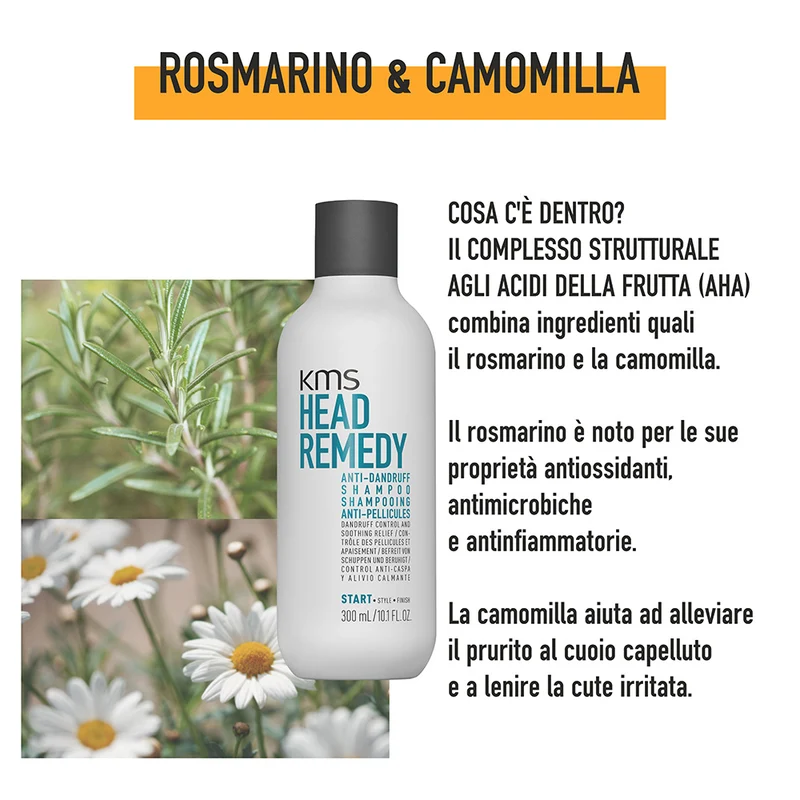 KMS Head Remedy Anti-Dandruff Shampoo 300 ml - shampoo antiforfora