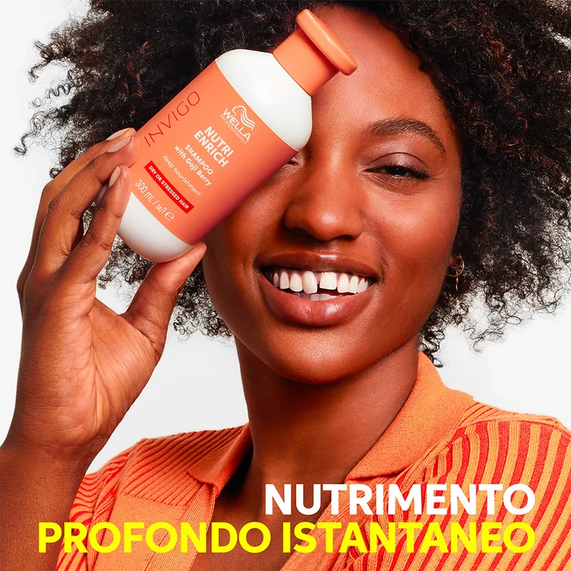 Wella Invigo Nutri Enrich Deep Nourishing Shampoo 100ml - shampoo capelli secchi e stressati