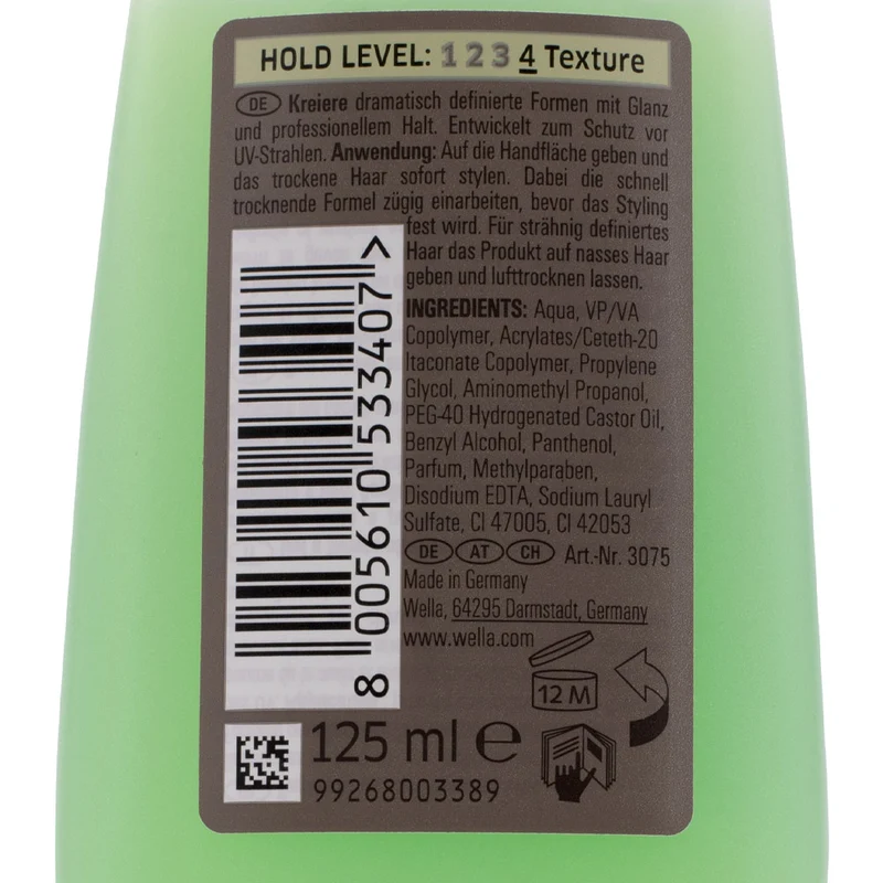 Wella EIMI Texture Sculpt Force 125ml - gel extra forte