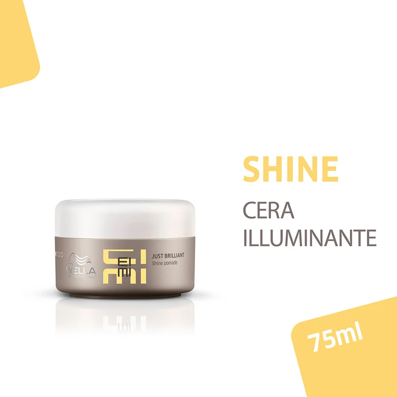 Wella EIMI Just Brilliant Shine Pomade 75ml - cera disciplinante anti crespo