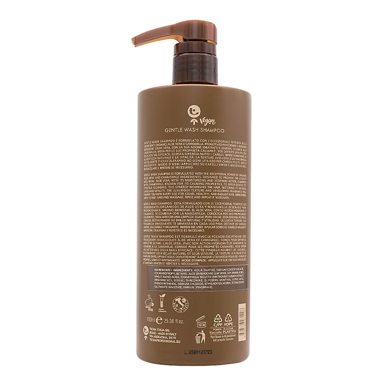 Tecna Gentle Wash Shampoo 750ml - shampoo multi idratante
