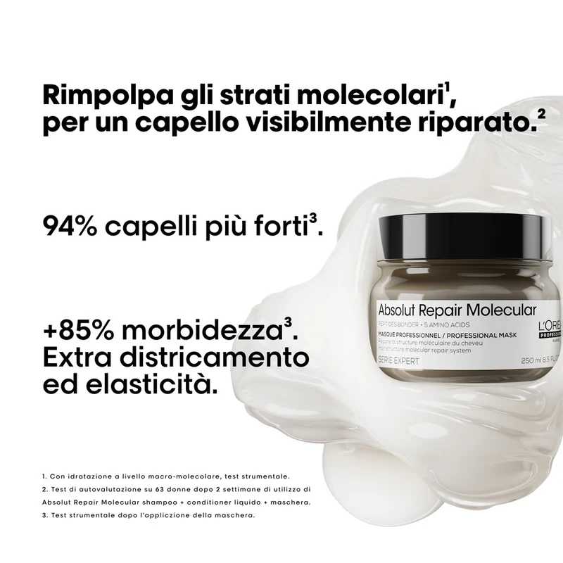 L'Oreal Professionnel Paris Serie Expert Absolut Repair Molecular Mask 250ml - maschera ristrutturante