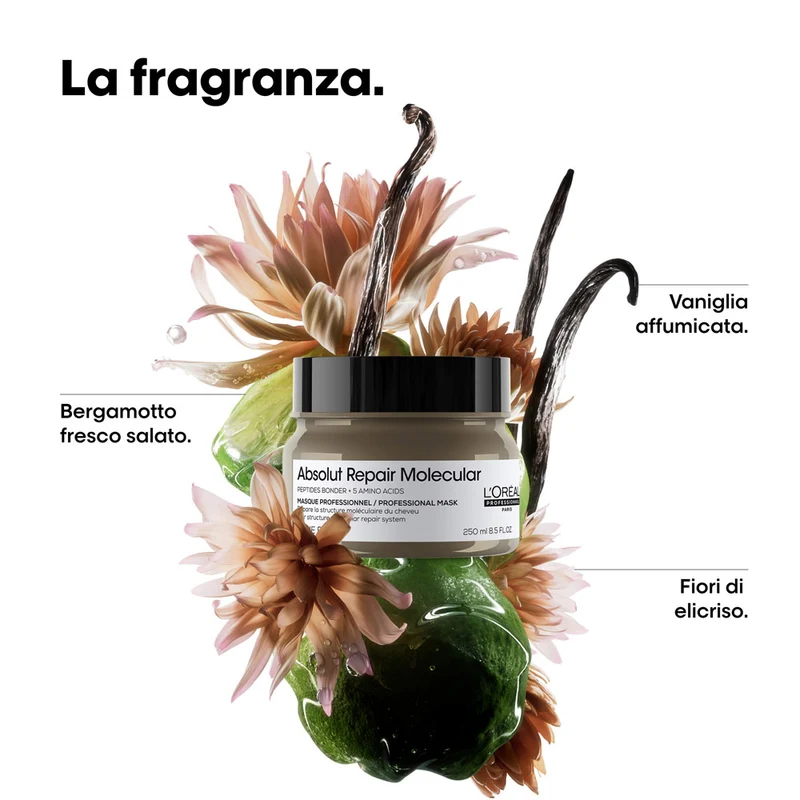 L'Oreal Professionnel Paris Serie Expert Absolut Repair Molecular Mask 250ml - maschera ristrutturante