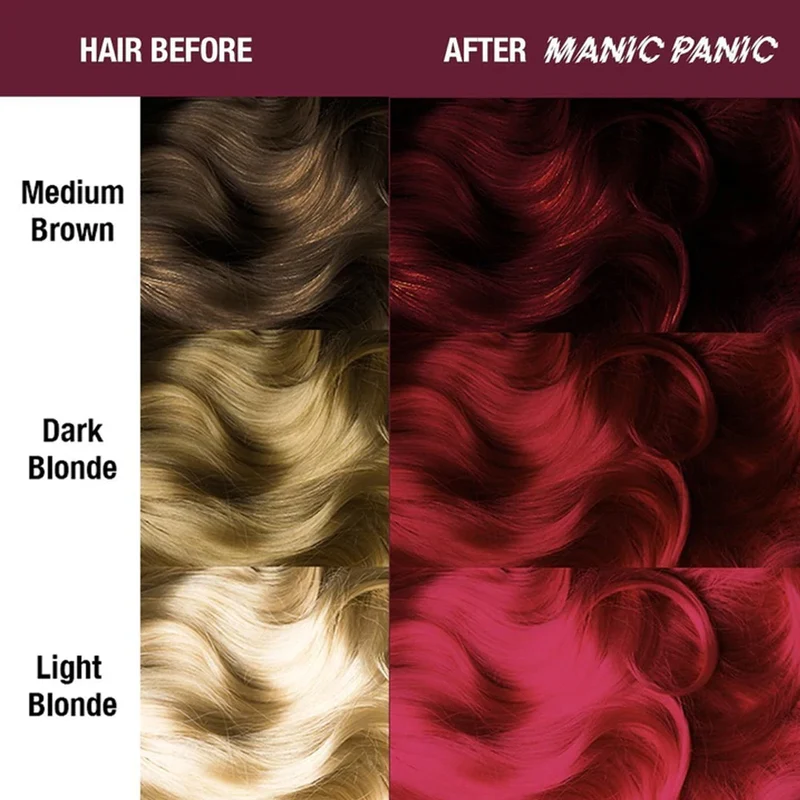 Manic Panic Amplified Cream Formula Vampire Red 118ml - colore semipermanente a lunga durata