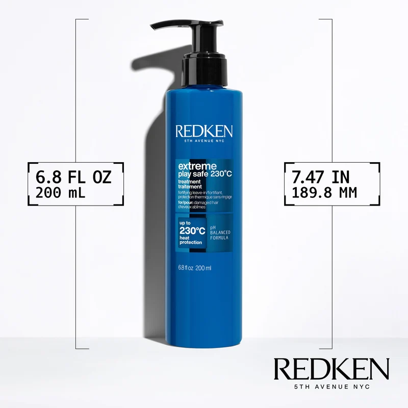 Redken Extreme Play Safe 230° Leave-In 250ml – Protezione Termica e Trattamento Rinforzante
