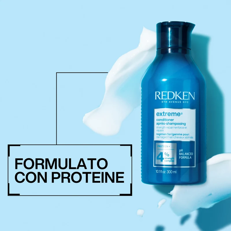 Redken Extreme Conditioner 500ml – Balsamo Rinforzante Professionale per Capelli Danneggiati