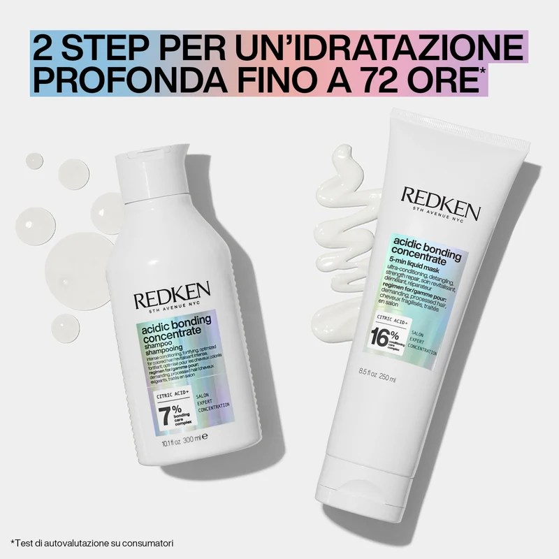 Redken Acidic Bonding Concentrate 5-Min Liquid Mask 250ml – Maschera Liquida Riparatrice Rapida