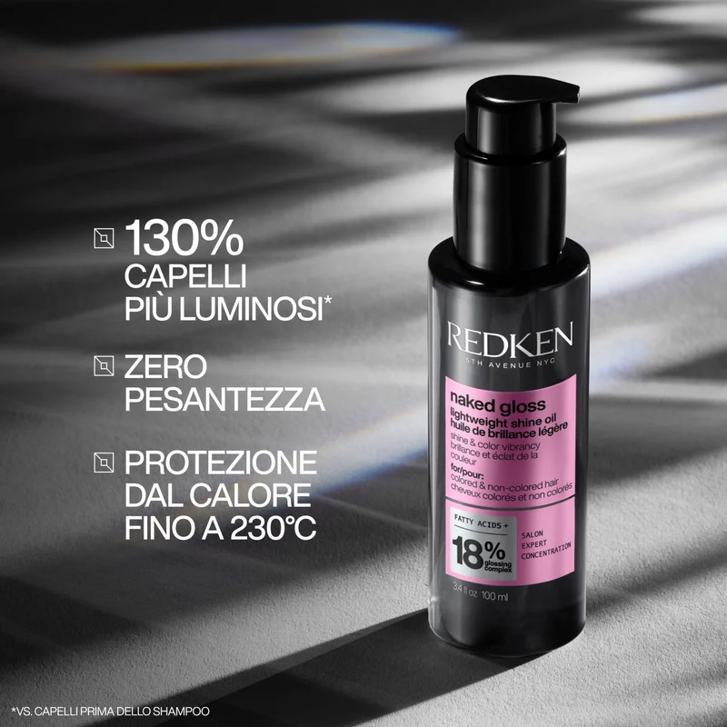 Redken Acidic Color Gloss Naked Gloss Oil 100ml – Olio Lucidante Ultra Leggero