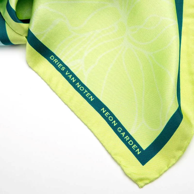 Foulard Neon Garden Foulard di Seta