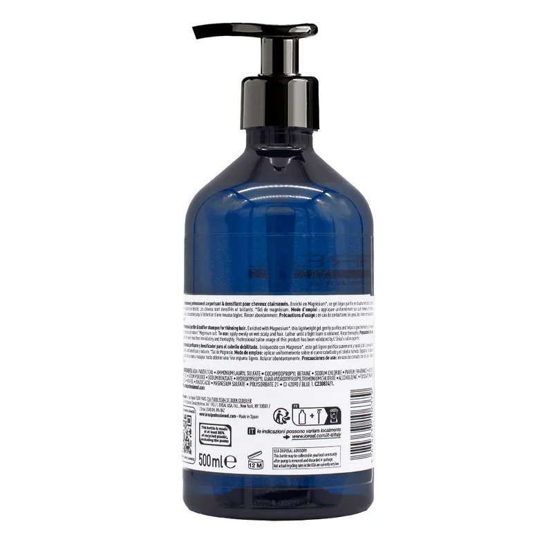 L'Oreal Professionnel Serioxyl Advanced Purifier & Bodifier Shampoo 500ml - shampoo densificante