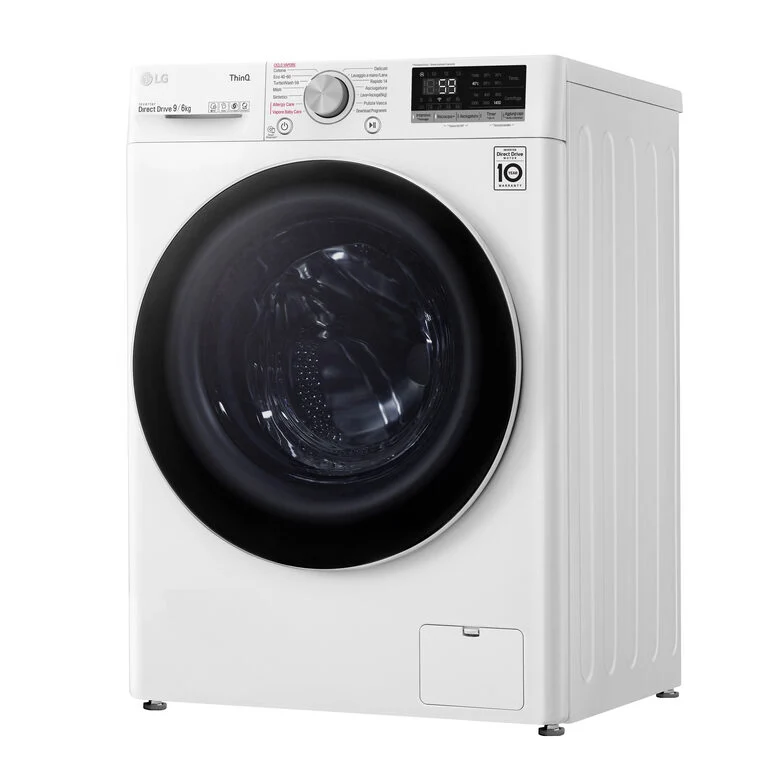 LG F4DV509H0E Lavasciuga Intelligente AIDD 9/6kg Vapore TurboWash 1400 Giri/min Carica frontale Classe E