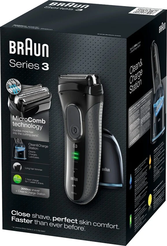 Braun 3050cc Rasoio Trimmer Nero