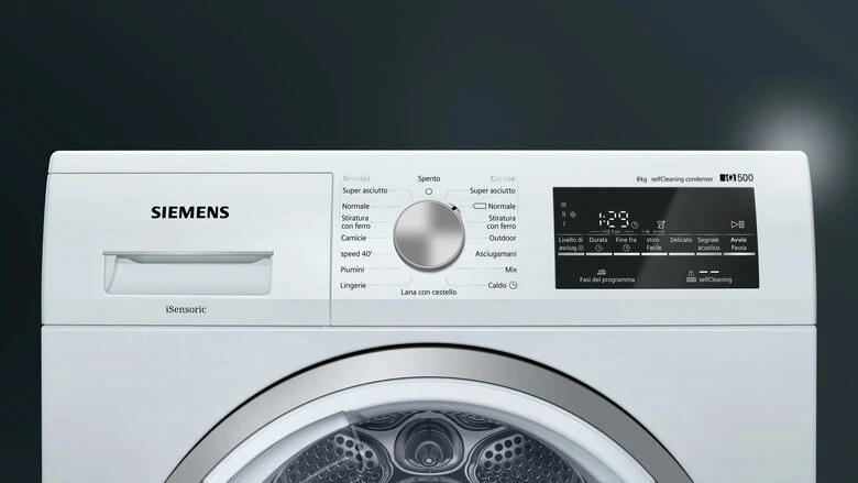 Siemens iQ500 WT47W458II asciugatrice Libera installazione Caricamento frontale 8 kg A++ Bianco