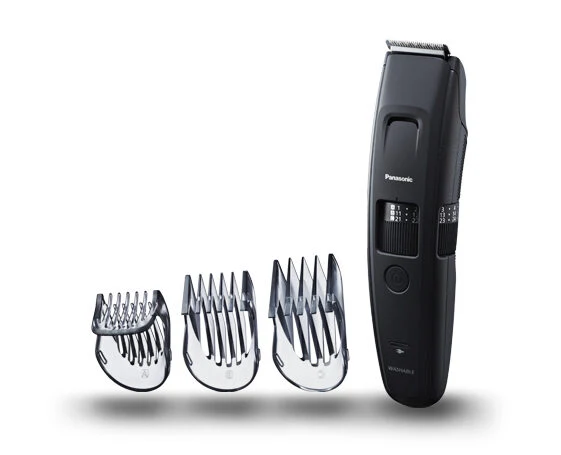 Panasonic ER-GB86, Regolabarba, 3 pettini accessori, Lavabile, Nero