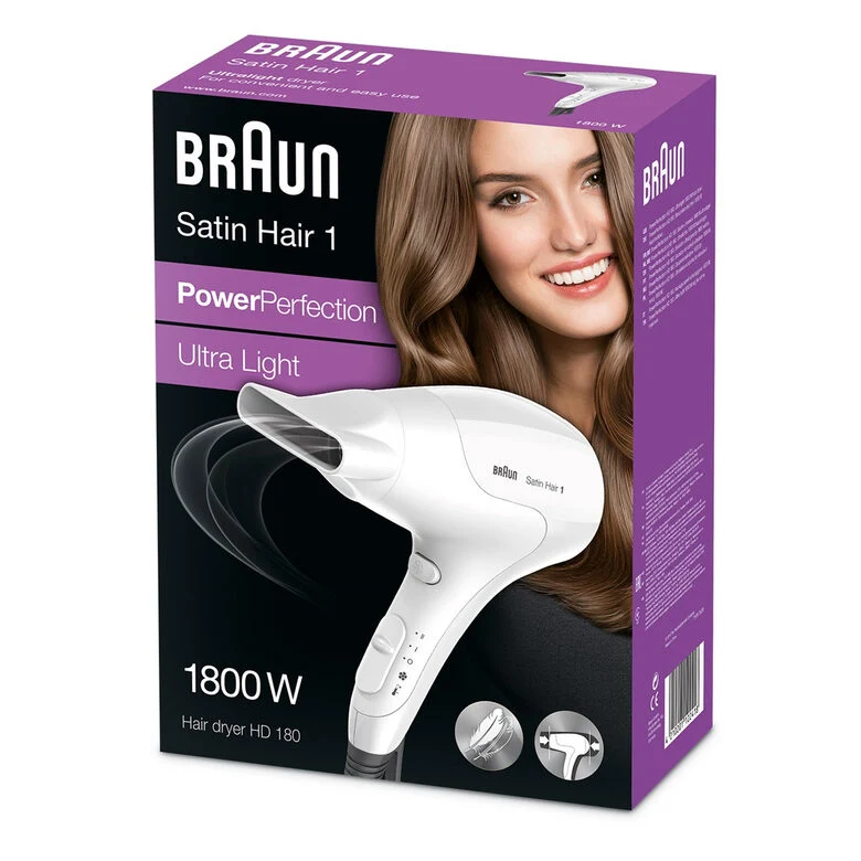 Braun Satin Hair PowerPerfection Asciugacapelli HD180