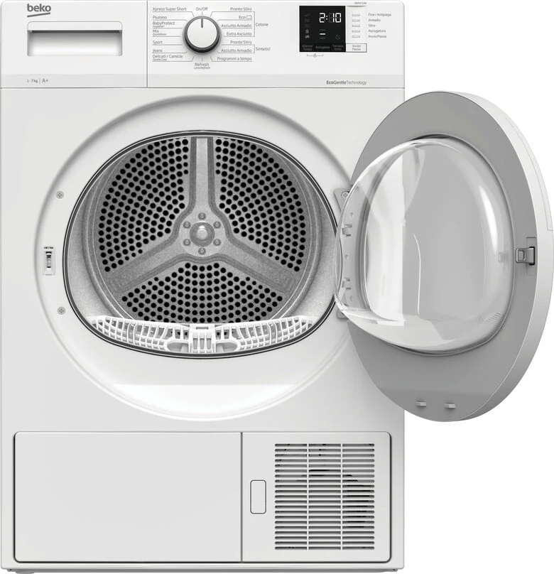 Beko DRXS712W asciugatrice Libera installazione Caricamento frontale 7 kg A+ Bianco
