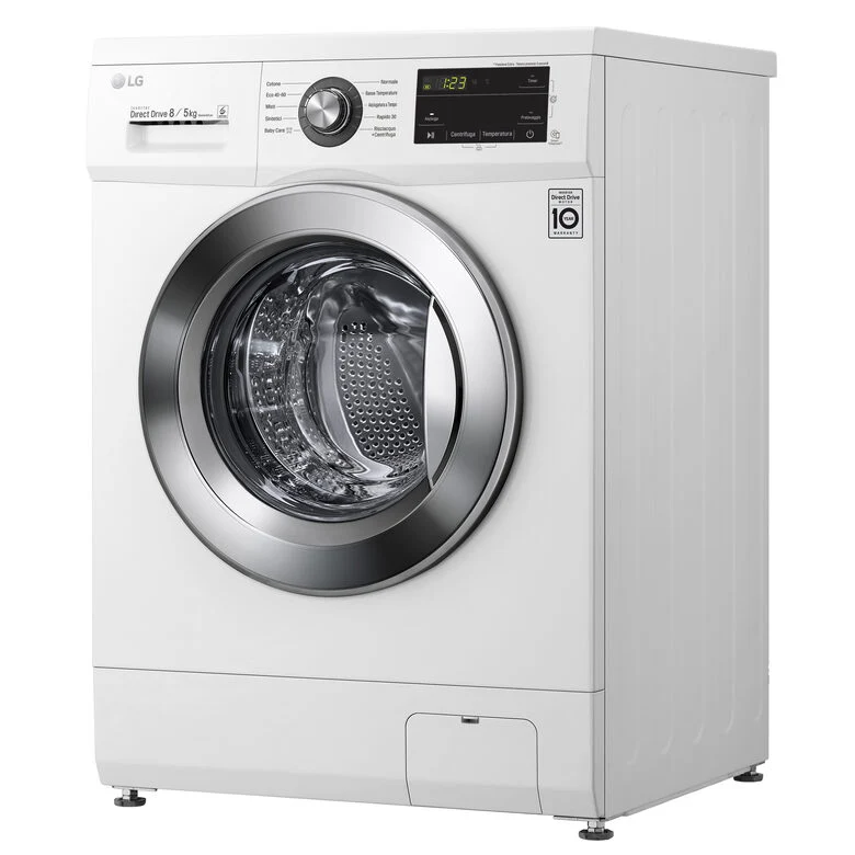 LG F4J3TM5WE Lavasciuga 8/5kg 1400 Giri/min Carica frontale Classe E