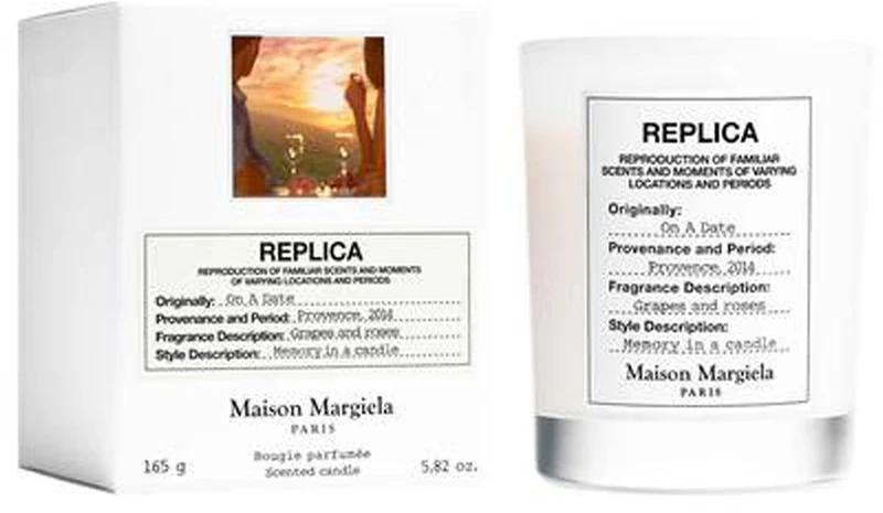 Replica on a Date Candle Candela Profumata