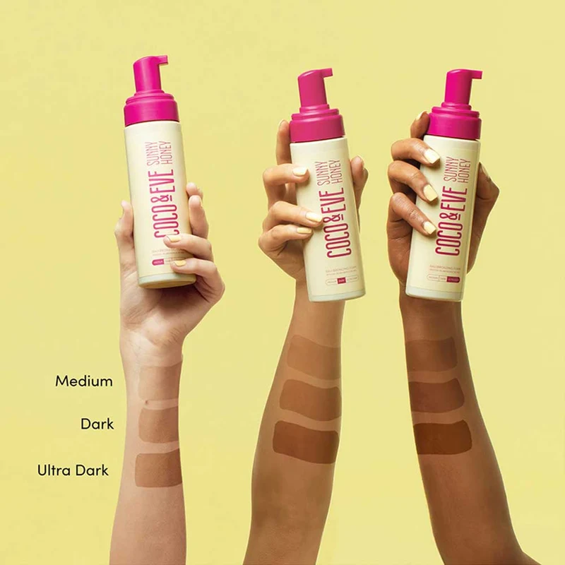 Self Tan Travel Kit Medium shade foam + Tan mitt 50ml