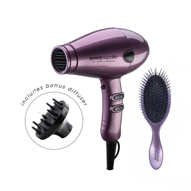 Supalite Dryer with Diffuser & Wet Dry Wonder Steel Blue