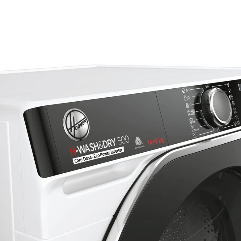 Hoover H-WASH&DRY 500 lavasciuga Libera installazione Caricamento frontale Bianco F