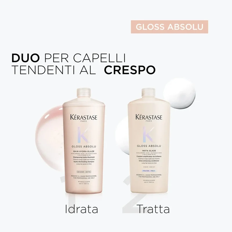 Kérastase Balsamo Gloss Absolu Fondant Insta Glaze 1000 ml – Capelli Crespi