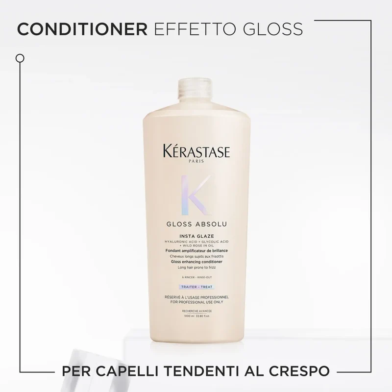 Kérastase Balsamo Gloss Absolu Fondant Insta Glaze 1000 ml – Capelli Crespi