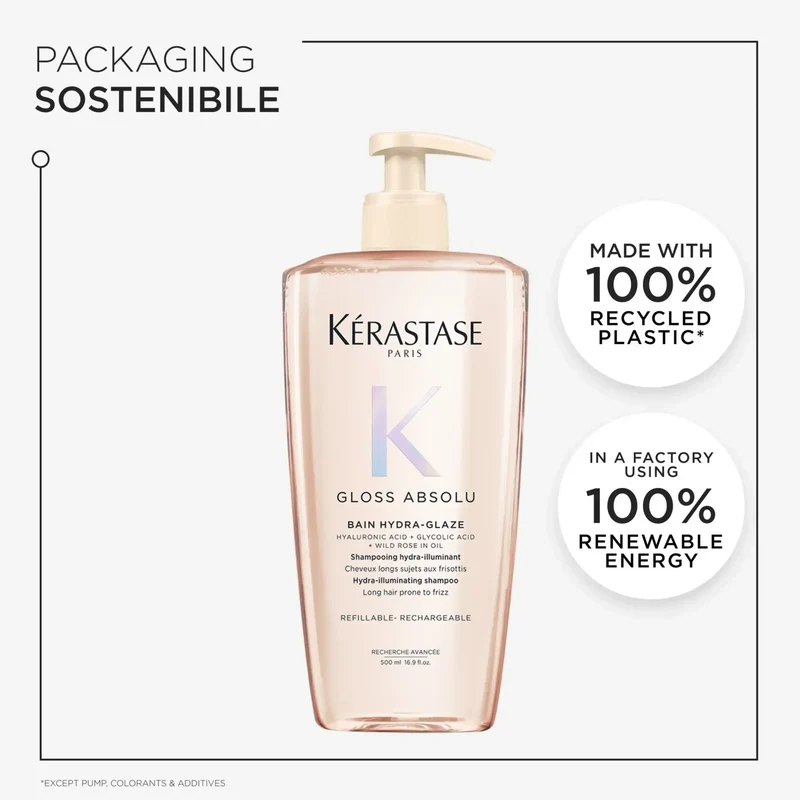 Kerastase Shampoo Gloss Absolu Bain Hydra-Glaze 500 ml - Anticrespo