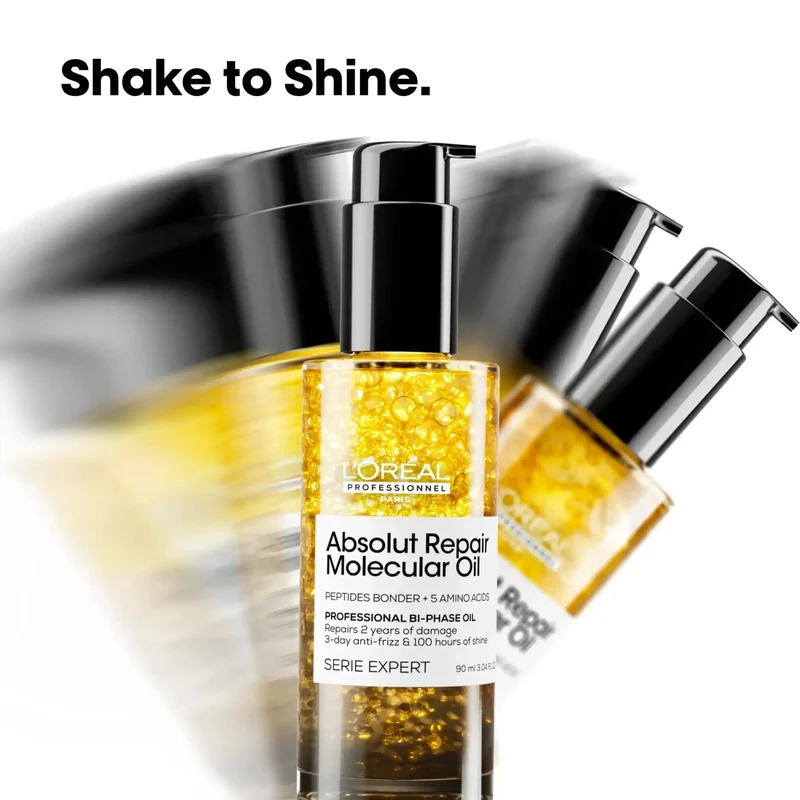 L’Oréal Professionnel Absolut Repair Molecular Olio Bifasico 90ml - Capelli Danneggiati