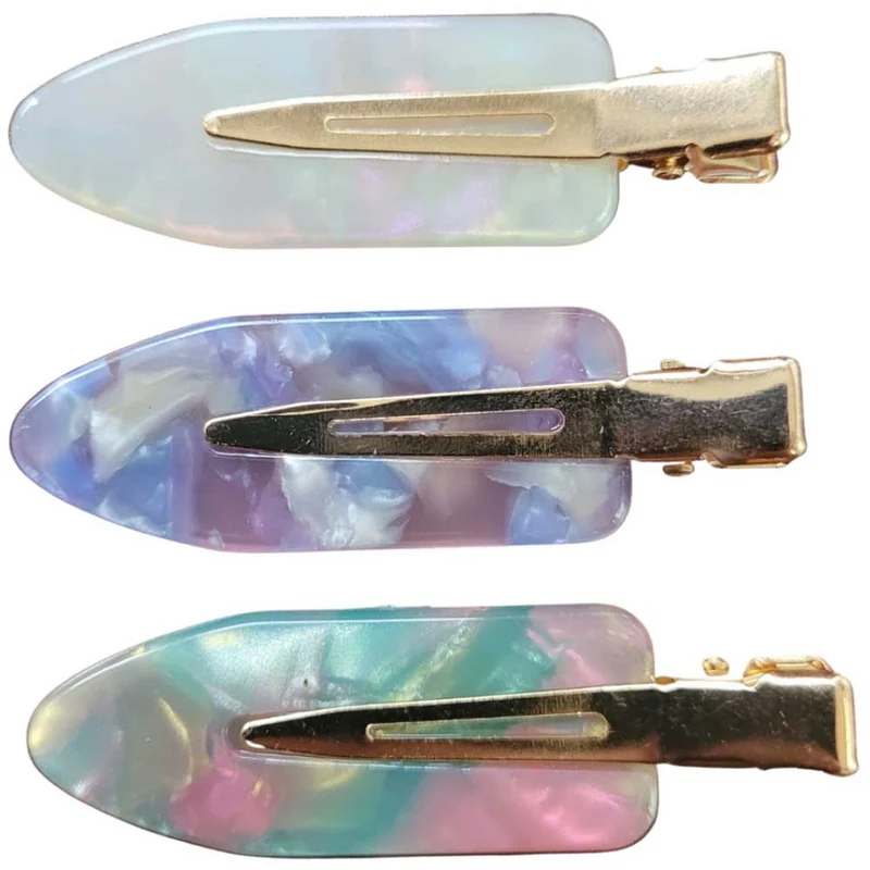 Creaseless Hair Styling Clips - 3pk - Watercolor Dreaming