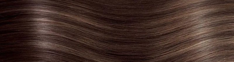 BEVERLY/M Set da 6 pezzi in capelli naturali lisci con clip