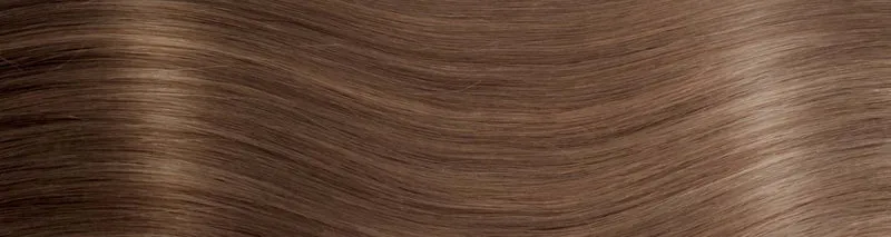 BEVERLY/M Set da 6 pezzi in capelli naturali lisci con clip
