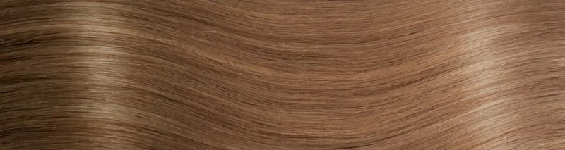 BEVERLY/M Set da 6 pezzi in capelli naturali lisci con clip
