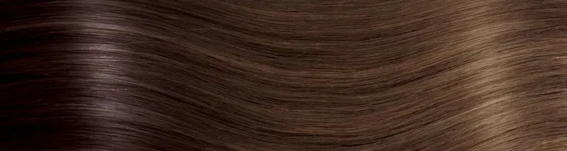 BEVERLY/M Set da 6 pezzi in capelli naturali lisci con clip