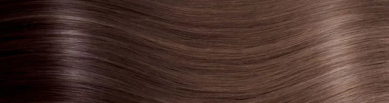 BEVERLY/M Set da 6 pezzi in capelli naturali lisci con clip