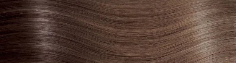 BEVERLY/M Set da 6 pezzi in capelli naturali lisci con clip