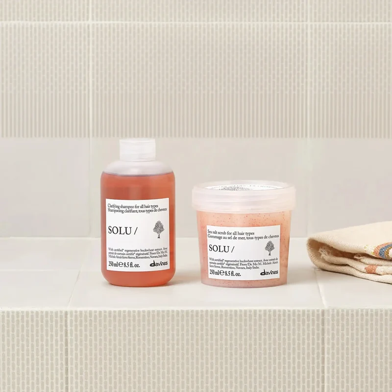 Davines SOLU Sea Salt Scrub 250ml Scrub Purificante Cuoio Capelluto