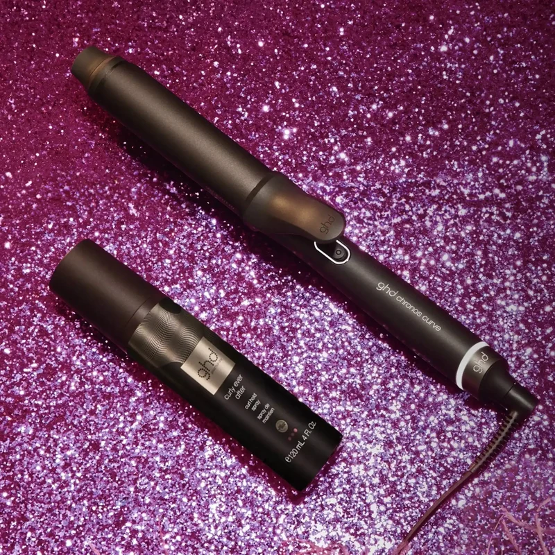 GHD Chronos Curve Grand Tong 32mm Ferro Professionale Ricci Voluminosi