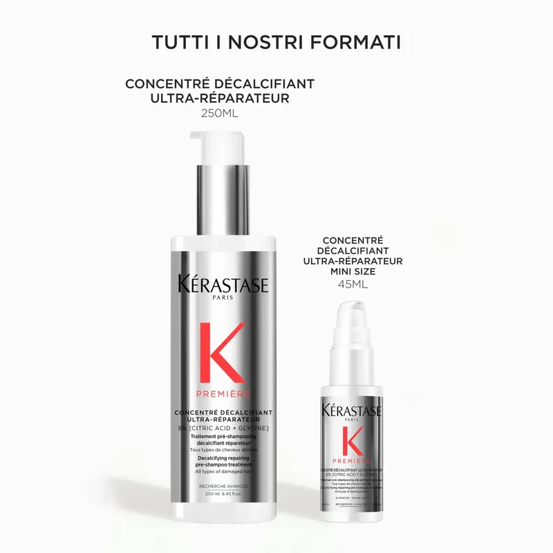 Kérastase Première Concentré Décalcifiant Ultra-Réparateur 45 ml – Trattamento Pre-Shampoo Riparatore