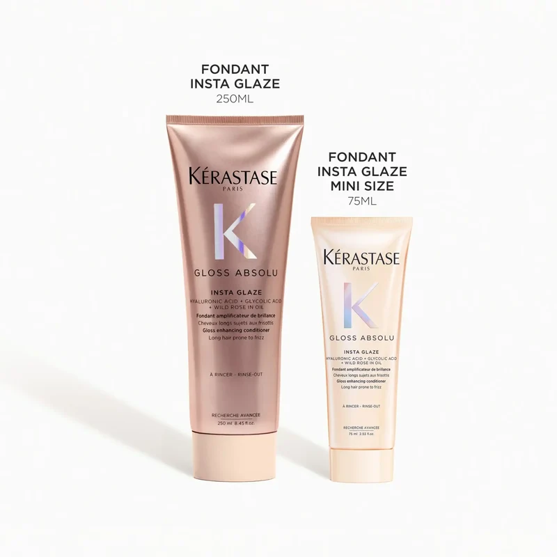 Kérastase Gloss Absolu Insta Glaze Balsamo 75 ml – Conditioner Effetto Gloss Anti-Crespo