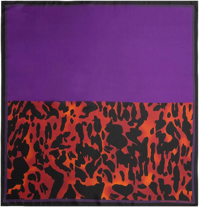 Foulard Fleur du Mal Foulard di Seta