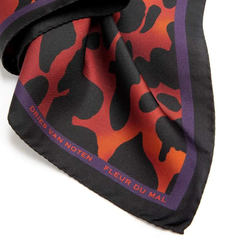 Foulard Fleur du Mal Foulard di Seta