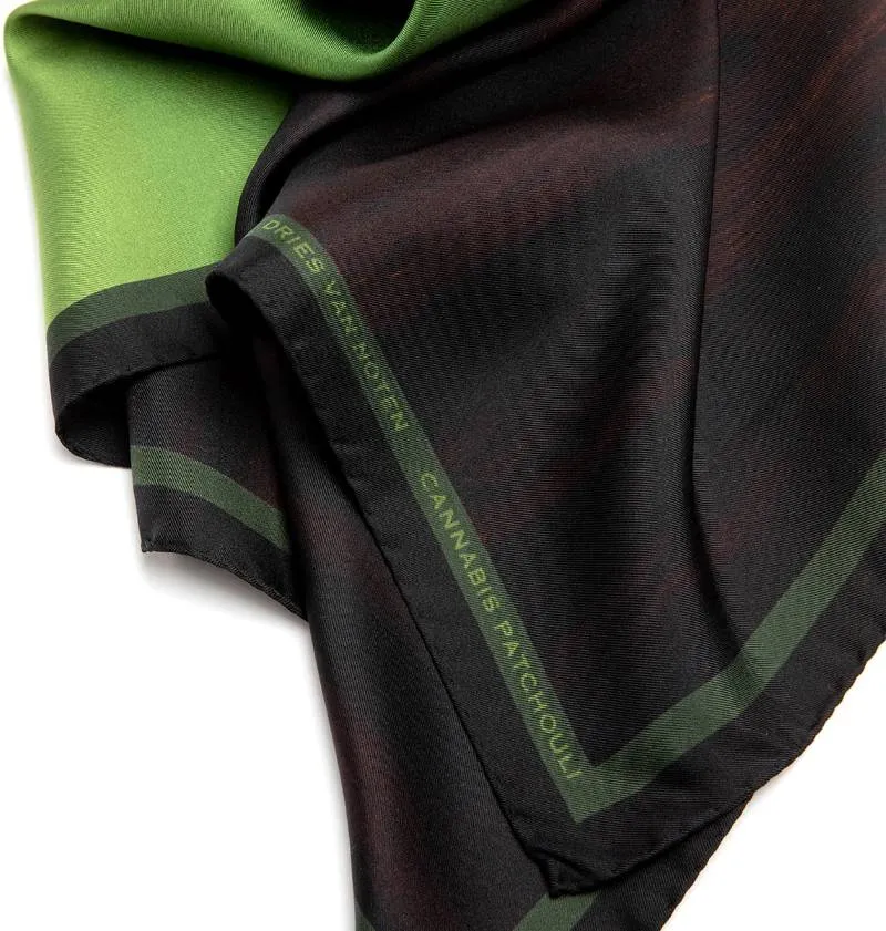Foulard Cannabis Patchouli Foulard di Seta