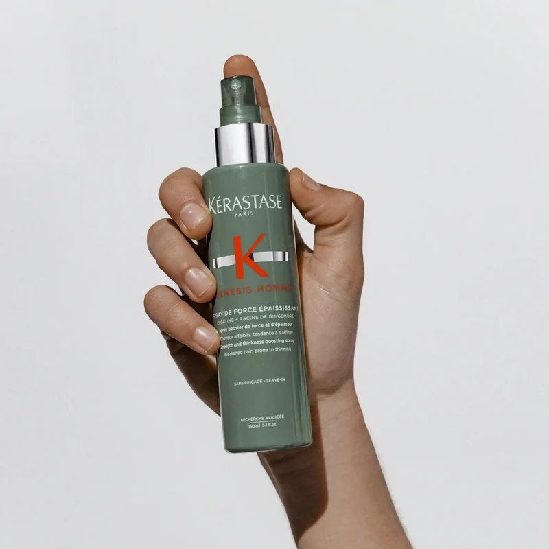 Kérastase Genesis Homme Spray de Force Épaississant 150 ml – Spray Ispessente Uomo per Capelli Sottili e Diradati