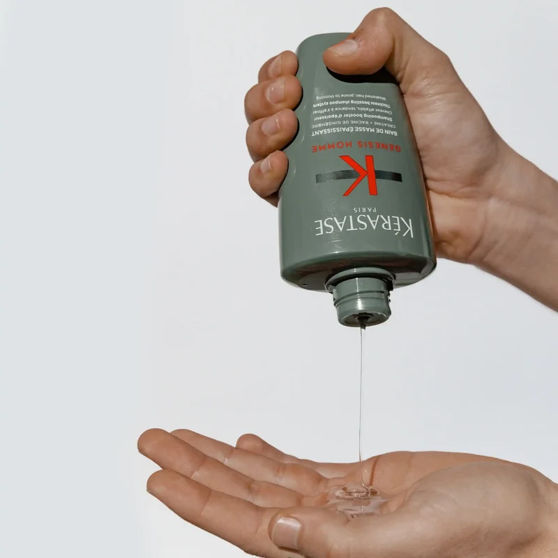 Kérastase Genesis Homme Bain de Masse Épaississant 250 ml – Shampoo Ispessente Uomo per Capelli Diradati