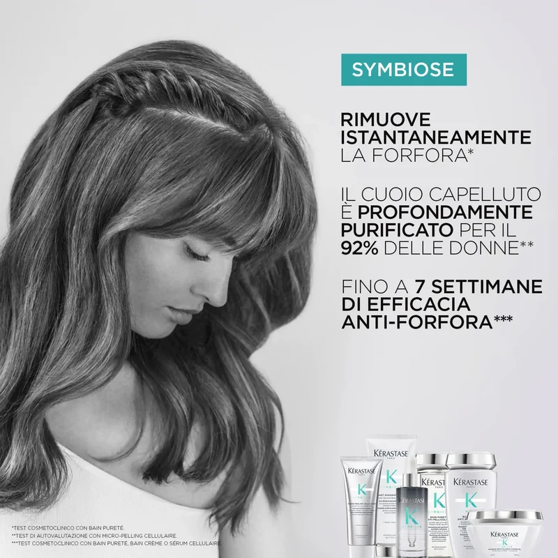 Kérastase Symbiose Micro-Peeling Cellulaire 200 ml – Trattamento Scrub Esfoliante Antiforfora per Cuoio Capelluto Sensibile