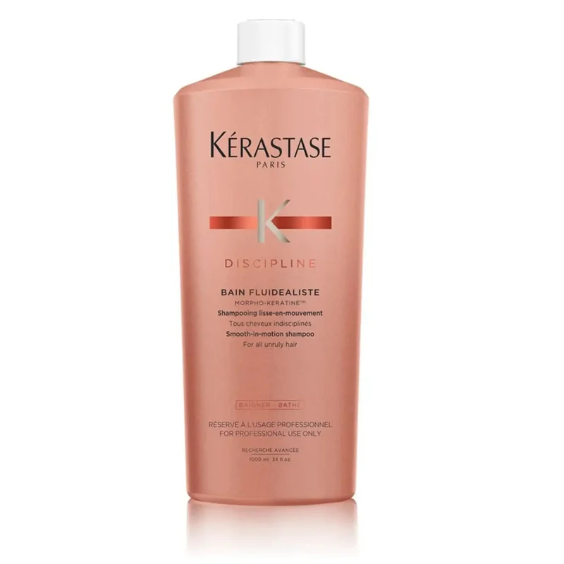 Kérastase Discipline Bain Fluidealiste Gentle 1000ml shampoo senza solfati per capelli colorati, sensibilizzati e indisciplinati